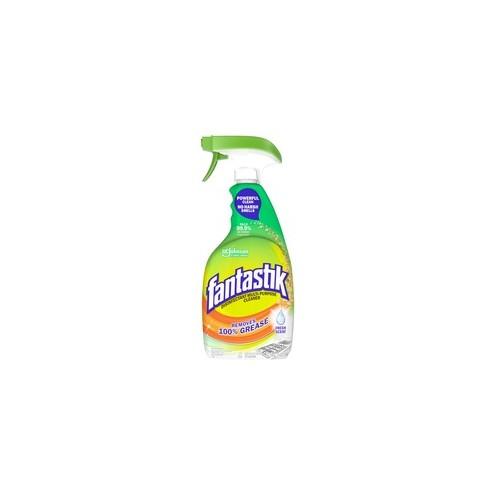 fantastik&reg; All-Purpose Cleaner Spray - Spray - 32 fl oz (1 quart) - Fresh Scent - 8 / Carton - Clear