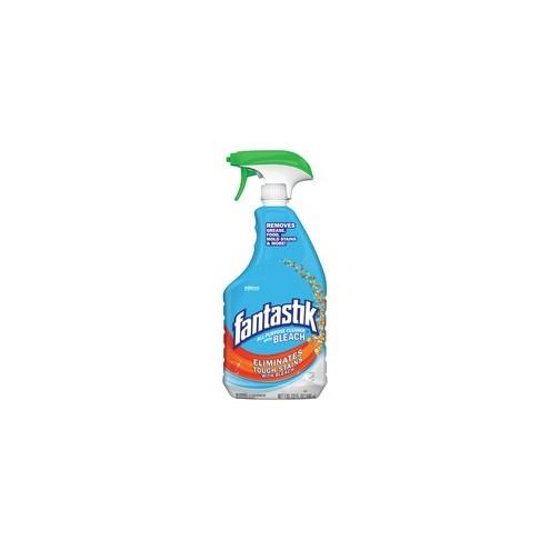 fantastik&reg; All-purpose Cleaner with Bleach - Spray - 32 fl oz (1 quart) - Fresh Clean Scent - 8 / Carton - Clear