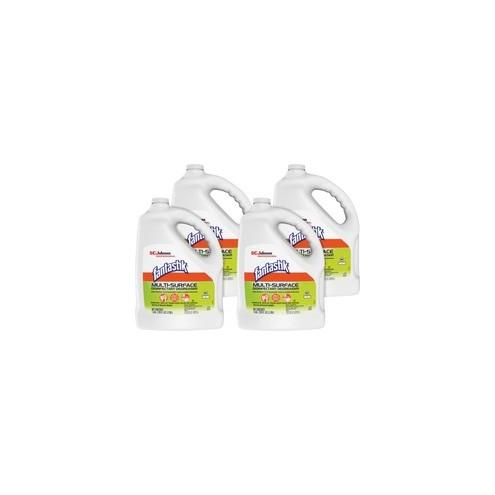 fantastik&reg; Disinfectant Degreaser - Spray - 128 fl oz (4 quart) - Fresh Scent - 4 / Carton - White