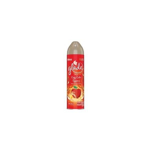 Glade Cozy Cider Sipping Air Spray - Spray - 8 fl oz (0.3 quart) - Cozy Cider Sipping - 1 Each - Long Lasting, Odor Neutralizer