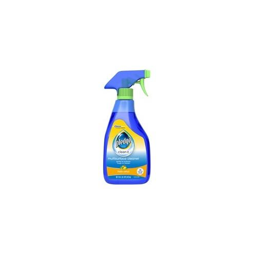 Pledge Multi Surface Everyday Cleaner - Ready-To-Use Spray - 16 fl oz (0.5 quart) - Bottle - 6 / Carton - Clear