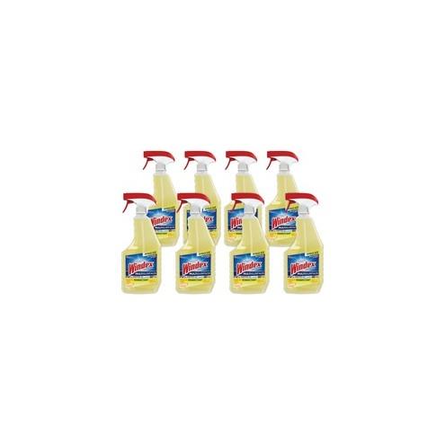 Windex&reg; Multisurface Disinfectant Spray - Ready-To-Use Spray - 26 fl oz (0.8 quart) - 8 / Carton - Yellow