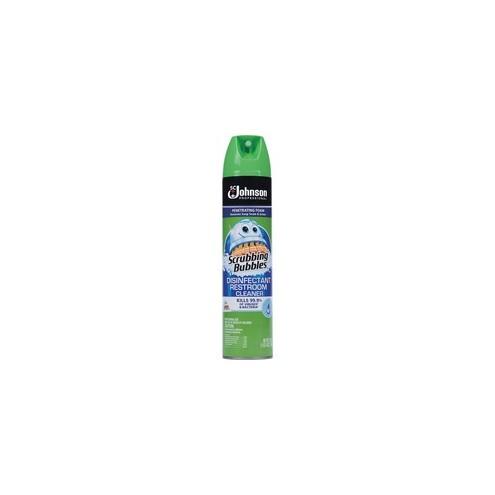 Scrubbing Bubbles&reg; Restroom Cleaner - Ready-To-Use Aerosol - 25 fl oz (0.8 quart) - Fresh Clean Scent - 1 Each - Clear