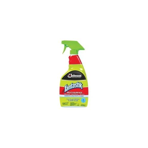 fantastik&reg; Multi-Surface Degreaser Disinfectant Sanitizer - Ready-To-Use Spray - 32 fl oz (1 quart) - Fresh ScentBottle - 1 Each - Clear