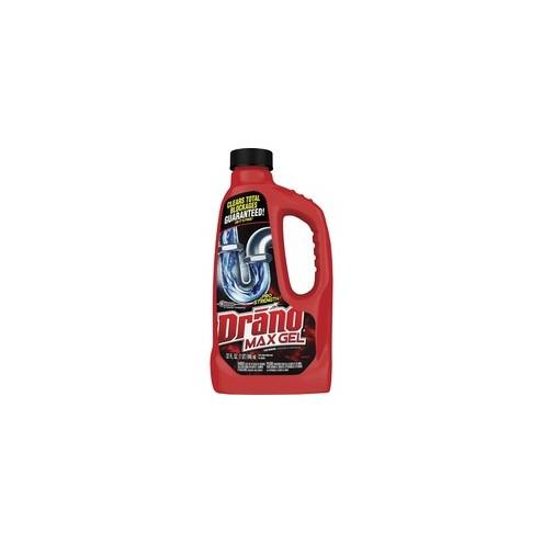 Drano Max Gel Clog Remover - Ready-To-Use Gel - 32 oz (2 lb) - 1 Each - Clear