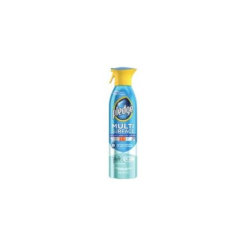 Pledge Multi Surface Everyday Cleaner with Glade Rainshower - Ready-To-Use Aerosol - 9.7 fl oz (0.3 quart) - Fresh Clean ScentBottle - 6 / Carton - Clear