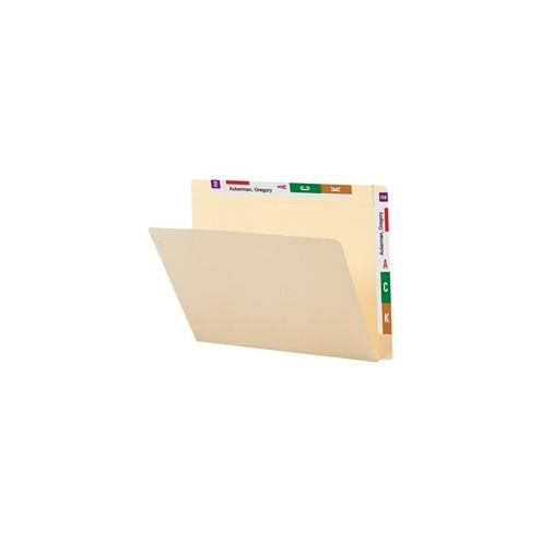 Smead Conversion Folder with Top and End Tabs - Letter - 8 1/2" x 11" Sheet Size - 3/4" Expansion - 11 pt. Folder Thickness - Manila - Manila - 1.41 oz - Recycled - 100 / Box