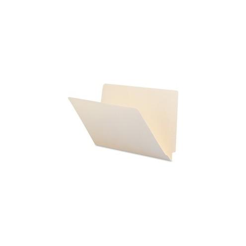 Smead End Tab File Folders - Legal - 8 1/2" x 14" Sheet Size - 3/4" Expansion - Straight Tab Cut - 11 pt. Folder Thickness - Manila - Manila - 1.57 oz - Recycled - 100 / Box