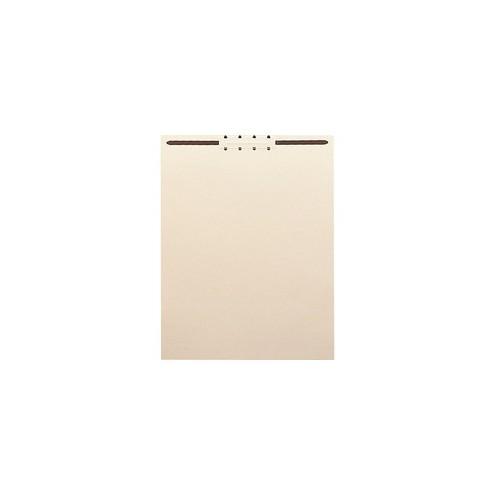 Smead File Backs with Fastener - 8.5" Height x 11.5" Width - 2" Maximum Capacity - For Letter 8 1/2" x 11" Sheet - Rectangular - Manila - Manila - 100 / Box