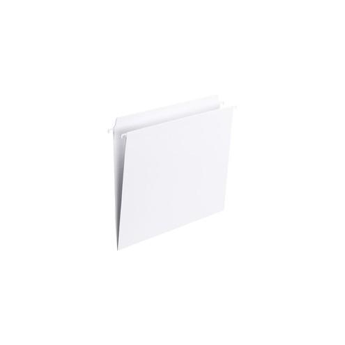 Smead FasTab Hanging File Folders - Letter - 8 1/2" x 11" Sheet Size - Straight Tab Cut - Assorted Position Tab Position - 11 pt. Folder Thickness - Stock - White - Recycled - 20 / Box