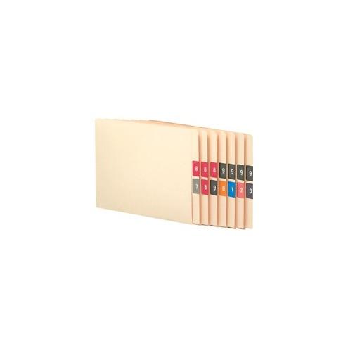 Smead DCC Color-Coded Numeric Labels - "Number" - 1 1/2" Width x 1 1/2" Length - Assorted - 1 Box