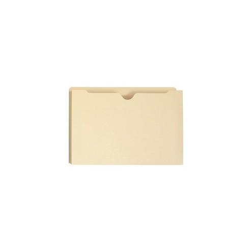 Smead File Jackets - Legal - 8 1/2" x 14" Sheet Size - 1 1/2" Expansion - 11 pt. Folder Thickness - Manila - Manila - 2.14 oz - Recycled - 50 / Box