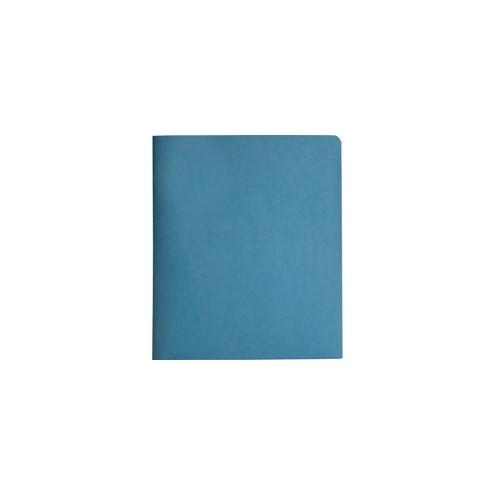 Smead 2-Pocket Folders with Fastener - 1/2" Folder Capacity - Letter - 8 1/2" x 11" Sheet Size - 3 Fastener(s) - 2 Internal Pocket(s) - 11 pt. Folder Thickness - Blue - 2 oz - Recycled - 25 / Box