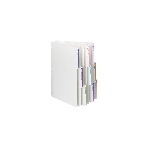 Smead Viewables 3-Ring Binder Index Dividers - Letter - 8 1/2" Width x 11" Length - White Divider - 25 / Box