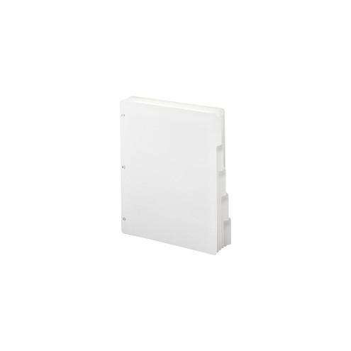 Smead Three-Ring Binder Index Dividers - Letter - 8 1/2" Width x 11" Length - White Divider - 20 / Box