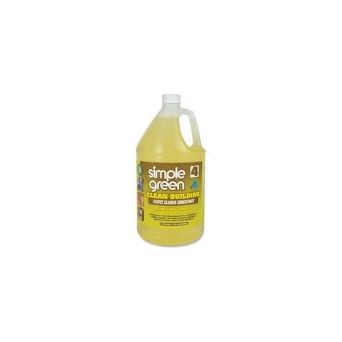 Simple Green Clean Building Carpet Cleaner Concentrate - Concentrate Liquid - 128 fl oz (4 quart) - 1 Each - Sand