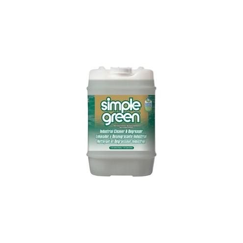 Simple Green Industrial Cleaner/Degreaser - Concentrate Liquid - 640 fl oz (20 quart) - Original Scent - 1 / Each - White