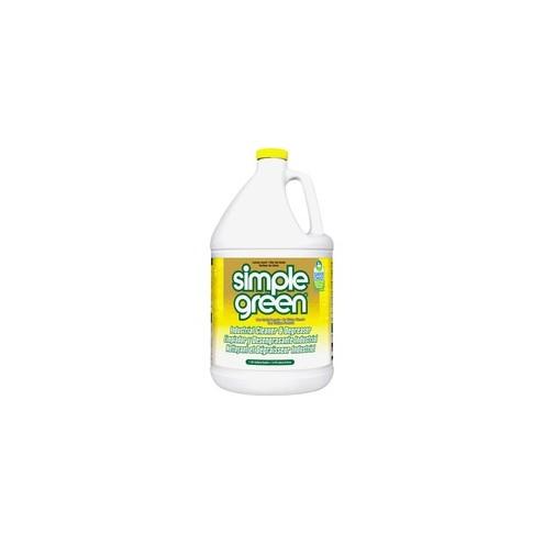 Simple Green Industrial Cleaner/Degreaser - Concentrate Liquid - 128 fl oz (4 quart) - Lemon Scent - 1 Each - Lemon