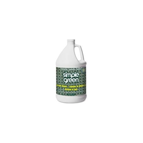 Simple Green Concentrated Carpet Cleaner - Concentrate Liquid - 128 fl oz (4 quart) - 6 / Carton - White