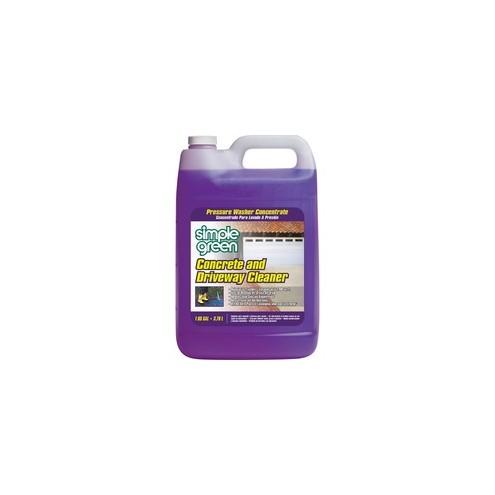 Simple Green Concrete/Driveway Cleaner Concentrate - Concentrate Liquid - 128 fl oz (4 quart) - 4 / Carton - Purple