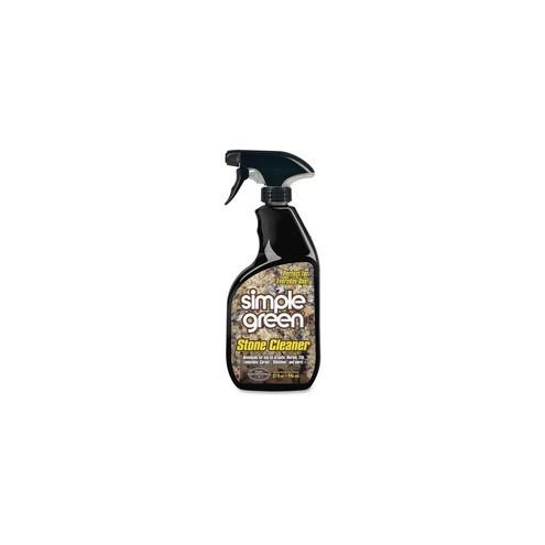 Simple Green Stone Cleaner - Spray - 32 fl oz (1 quart) - Bottle - 12 / Carton - Clear