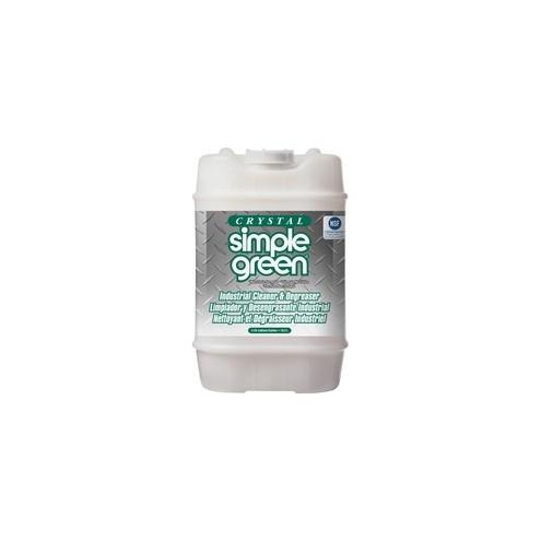 Simple Green Crystal Industrial Cleaner/Degreaser - 640 fl oz (20 quart) - 1 Each - Clear