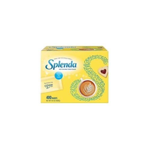 Splenda Single-serve Sweetener Packets - Packet - 0 lb (0 oz) - Artificial Sweetener - 2400/Carton - 400 Per Box