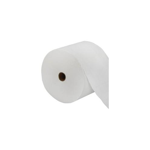 LoCor Bath Tissue - 2 Ply - 3.85" x 4.05" - White - Virgin Fiber - Embossed - For Janitorial - 36 Rolls Per Carton - 36 / Carton