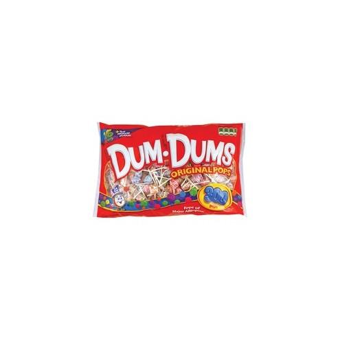 Dum Dum Pops Original Candy - Blue Raspberry, Butterscotch, Watermelon, Sour Apple, Grape, Strawberry, Cherry, Orange, Mango, Cotton Candy, Cream Soda, ... - Gluten-free - 300 / Bag