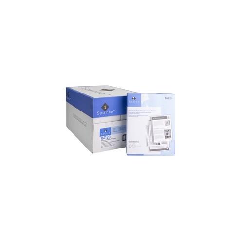 Sparco Multipurpose Copy Paper - Letter - 8 1/2" x 11" - 20 lb Basis Weight - 5000 / Carton - White