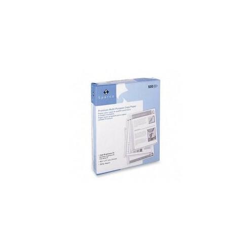 Sparco Premium Multipurpose Copy Paper - Letter - 8 1/2" x 11" - 20 lb Basis Weight - 500 / Ream - White