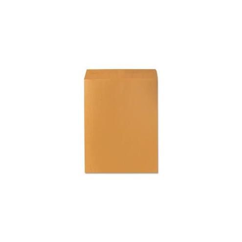 Sparco Open-End Gummed Catalog Envelopes - Catalog - #14 1/2 - 11 1/2" Width x 14 1/2" Length - 28 lb - Gummed - Kraft - 250 / Box - Brown