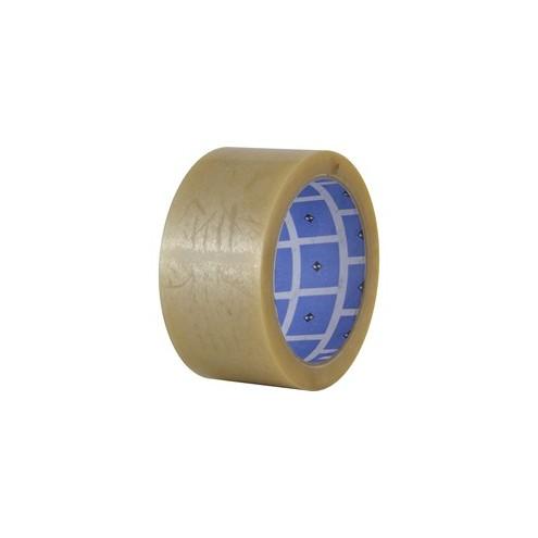 Sparco Natural Rubber Carton Sealing Tape - 55 yd Length x 2" Width - 2.3 mil Thickness - Natural Rubber - 36 / Carton - Clear