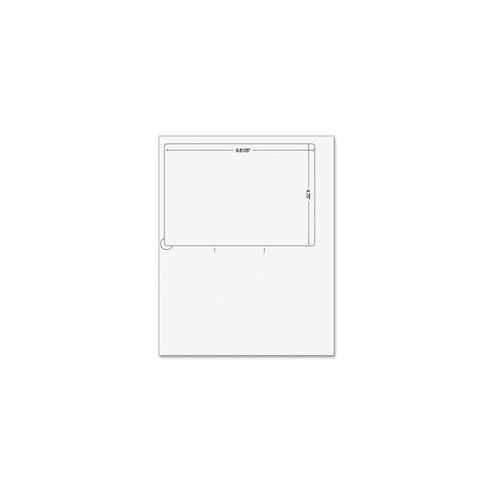 Sparco Laser, Inkjet Print Integrated Label Form - 6 13/16" x 4 3/4" - 250 / Pack - White