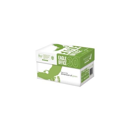 American Eagle Recycled Paper - Letter - 8 1/2" x 11" - 20 lb Basis Weight - 5000 / Carton - White