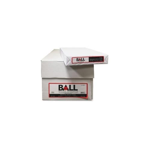 Ball Office Products Premium Inkjet, Laser Print Copy & Multipurpose Paper - Letter - 8 1/2" x 11" - 20 lb Basis Weight - 5000 / Carton - White