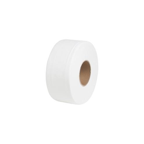 Special Buy Embossed Jumbo Roll Bath Tissue - 2 Ply - 3.50" x 650 ft - White - For Restroom - 12 / Carton