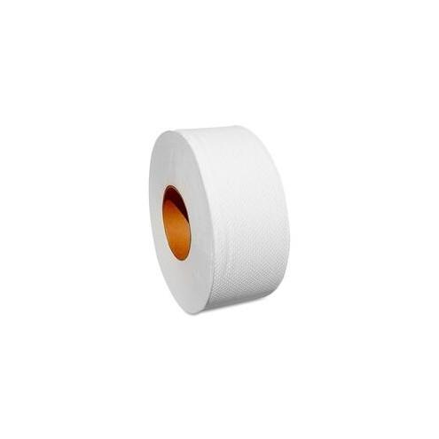 Stefco 2-Ply Jumbo Bath Tissue - 2 Ply575 ft - 8.50" Roll Diameter - White - Soft - 12 / Carton