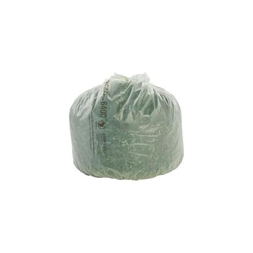 Stout EcoSafe Compostable Trash Bags - 13 gal - 24" Width x 30" Length x 0.85 mil (22 Micron) Thickness - Green - 45/Carton