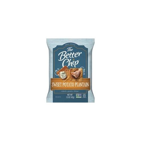 The Better Chip Sweet Potato Plantain Chips - Gluten-free - Sweet Potato Plantain - 1.50 oz - 27 / Carton