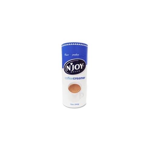 Njoy N'Joy Nondairy Creamer - Regular Flavor - 0.75 lb (12 oz) Canister - 1Each