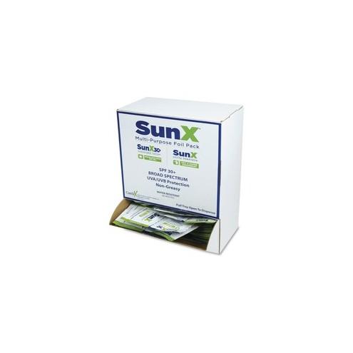 SunX CoreTex SPF30 Sunscreen Towelettes with Dispenser - Lotion - Non-greasy, Water Resistant, Sweat Proof, Oil-free, PABA-free - 1 Each
