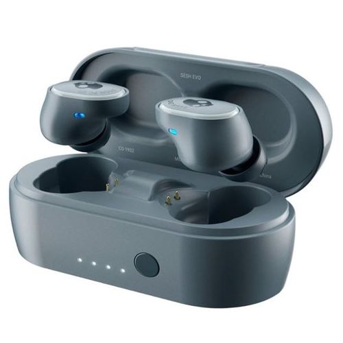 Skullcandy Sesh Evo True Wireless In-Ear Headphones, Chill Grey, S2TVW-N744