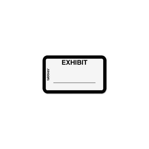 Tabbies Color-coded Legal Exhibit Labels - 1 5/8