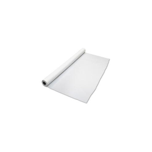 Tablemate Banquet-size Plastic Table Cover - 100 ft Length x 40" Width - Plastic - White - 1 Each