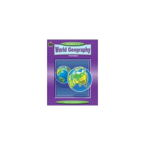 Teacher Created Resources Grade 5-8 World GeoGradeaphy WorkBook Printed Book - Book - Grade 5-8