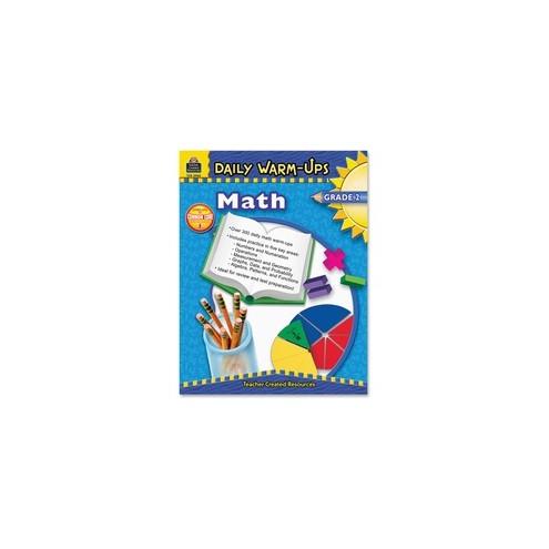 Teacher Created Resources Gr 2 Math Daily Warm-Ups Book Printed Book - Book - Grade 2