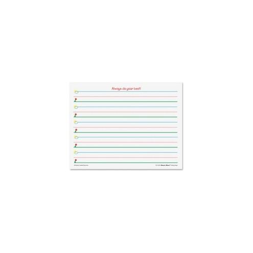 Teacher Created Resources K - 1 1" Spacing Writing Paper - Letter - 1" Ruled - 8 1/2" x 11" - White Paper - 360 / Pack