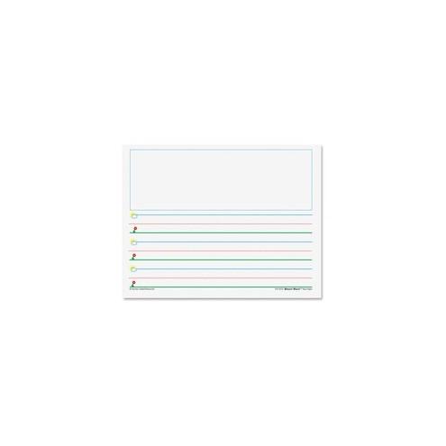 Teacher Created Resources Smart Start K - 2 Writing Paper - Letter - 1" Ruled - 8 1/2" x 11" - White Paper - 360 / Pack