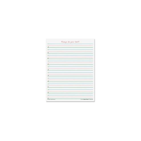 Teacher Created Resources Smart Start 1 - 2 Writing Paper - Letter - 0.63" Ruled - 8 1/2" x 11" - White Paper - 360 / Pack